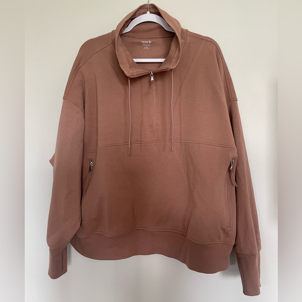Old navy active dynamic fleece half zip sz 4x